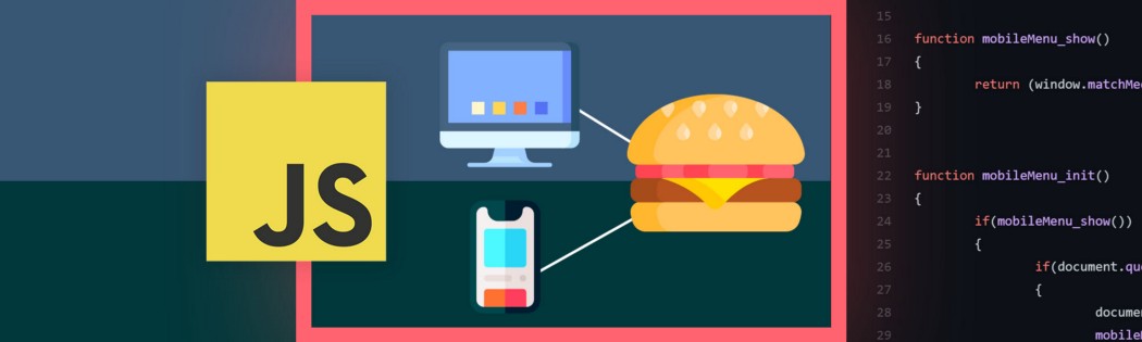Article thumbnail for 'How easy I code a hamburger menu with CSS and JavaScript'